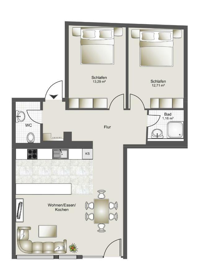 דירות מינכן Loft Directly Next To Oktoberfest And Downtown מראה חיצוני תמונה